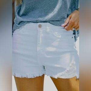 COUXILY Jean Shorts High Waisted Ripped Denim Shorts Distressed Jean Shorts